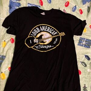 Gildan Black T-Shirt with Bold Graphic